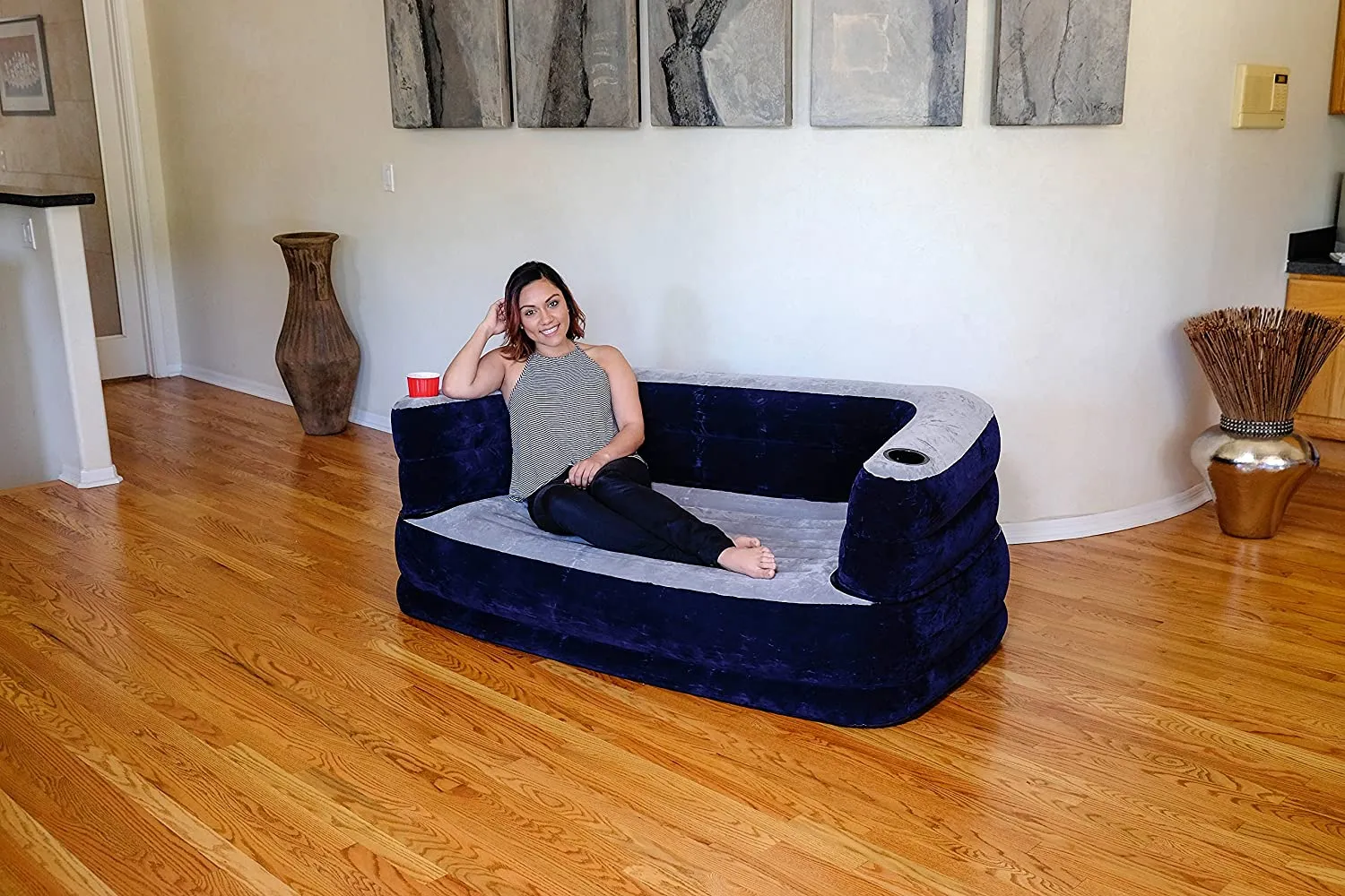0899 Multi-Functional Inflatable Sofa Air Bed Couch