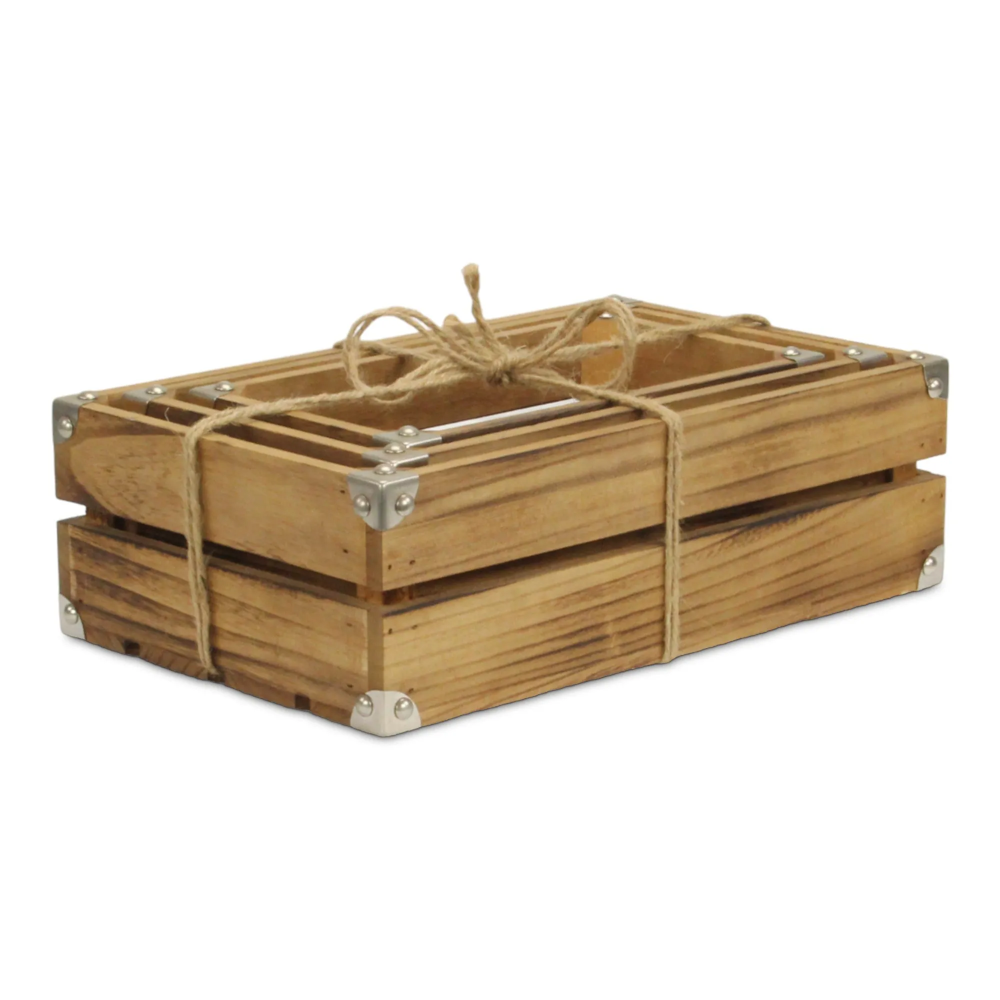 4832A-3 - Rustic Farmstead Rectangular Crates