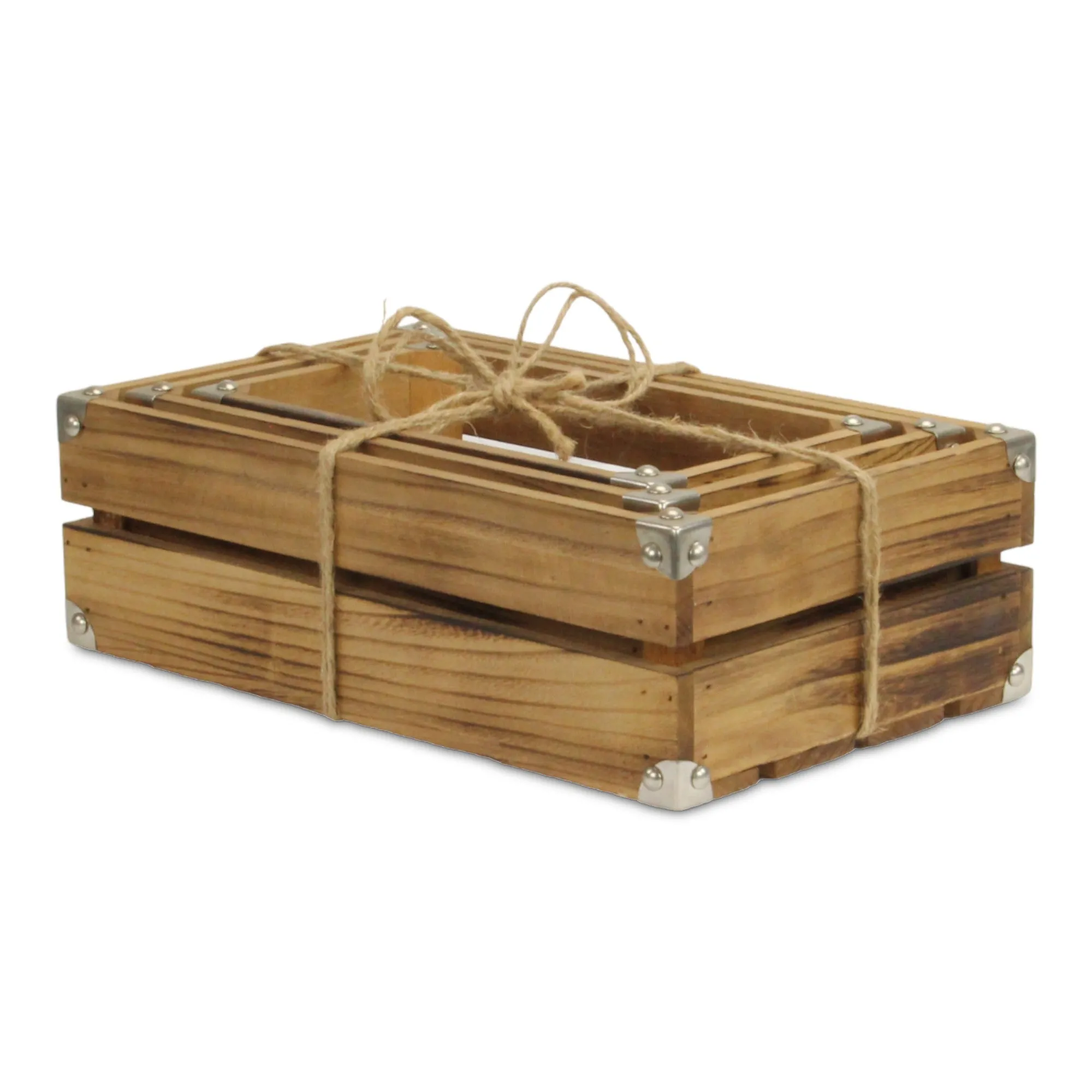 4832A-3 - Rustic Farmstead Rectangular Crates