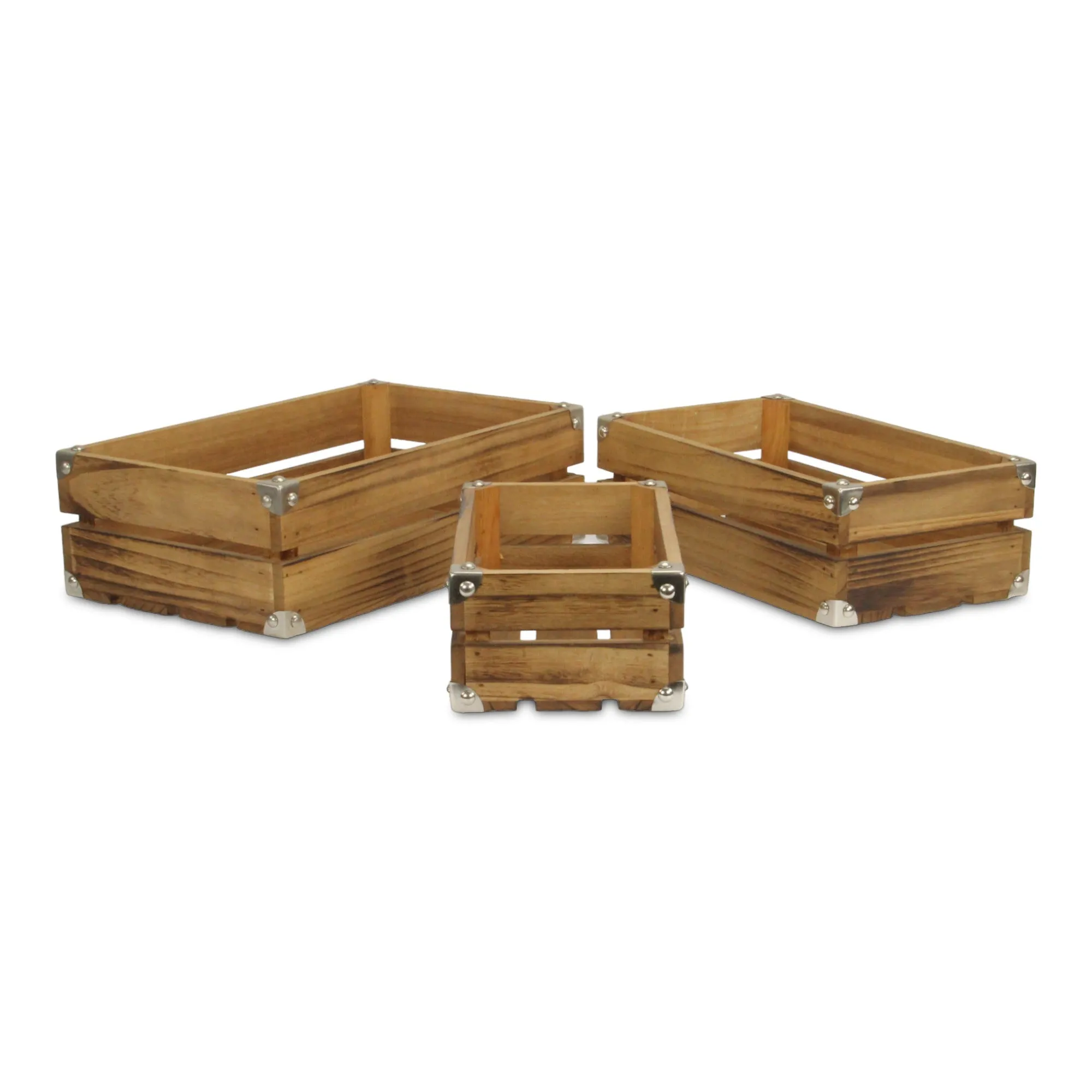 4832A-3 - Rustic Farmstead Rectangular Crates