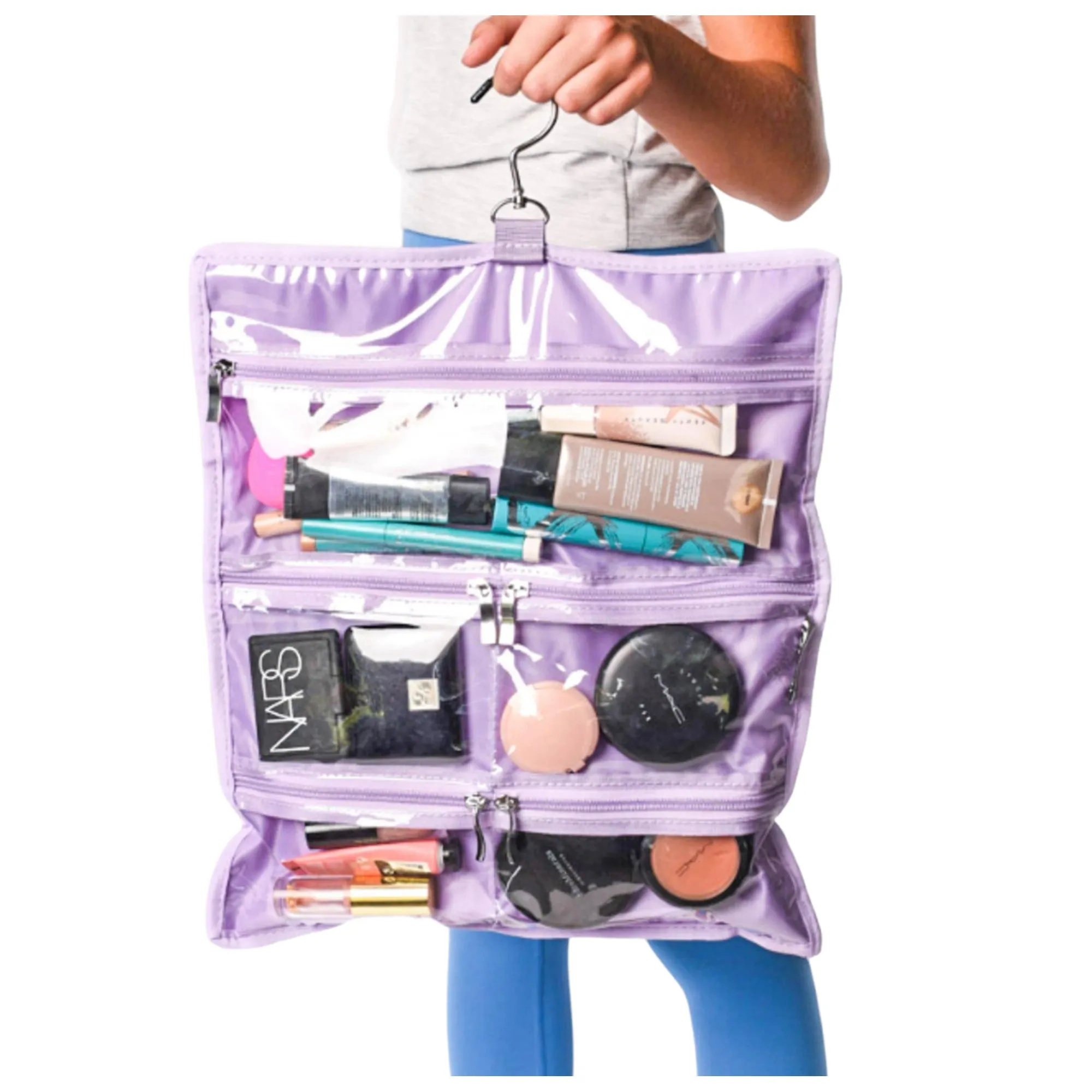 52" Waterproof Garment Bag with Accessory Bag - Lilac Purple