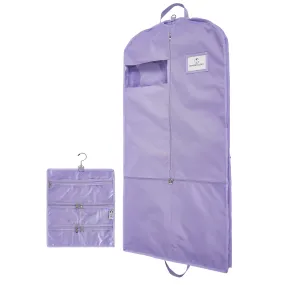 52" Waterproof Garment Bag with Accessory Bag - Lilac Purple