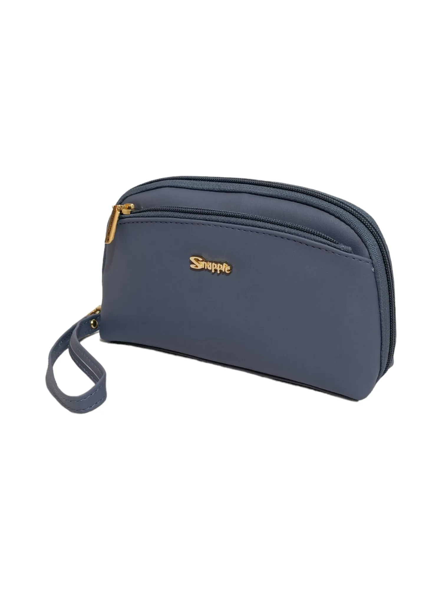 Abc's Snapple medium size premium quality soft fabric clutch with 5 pockets