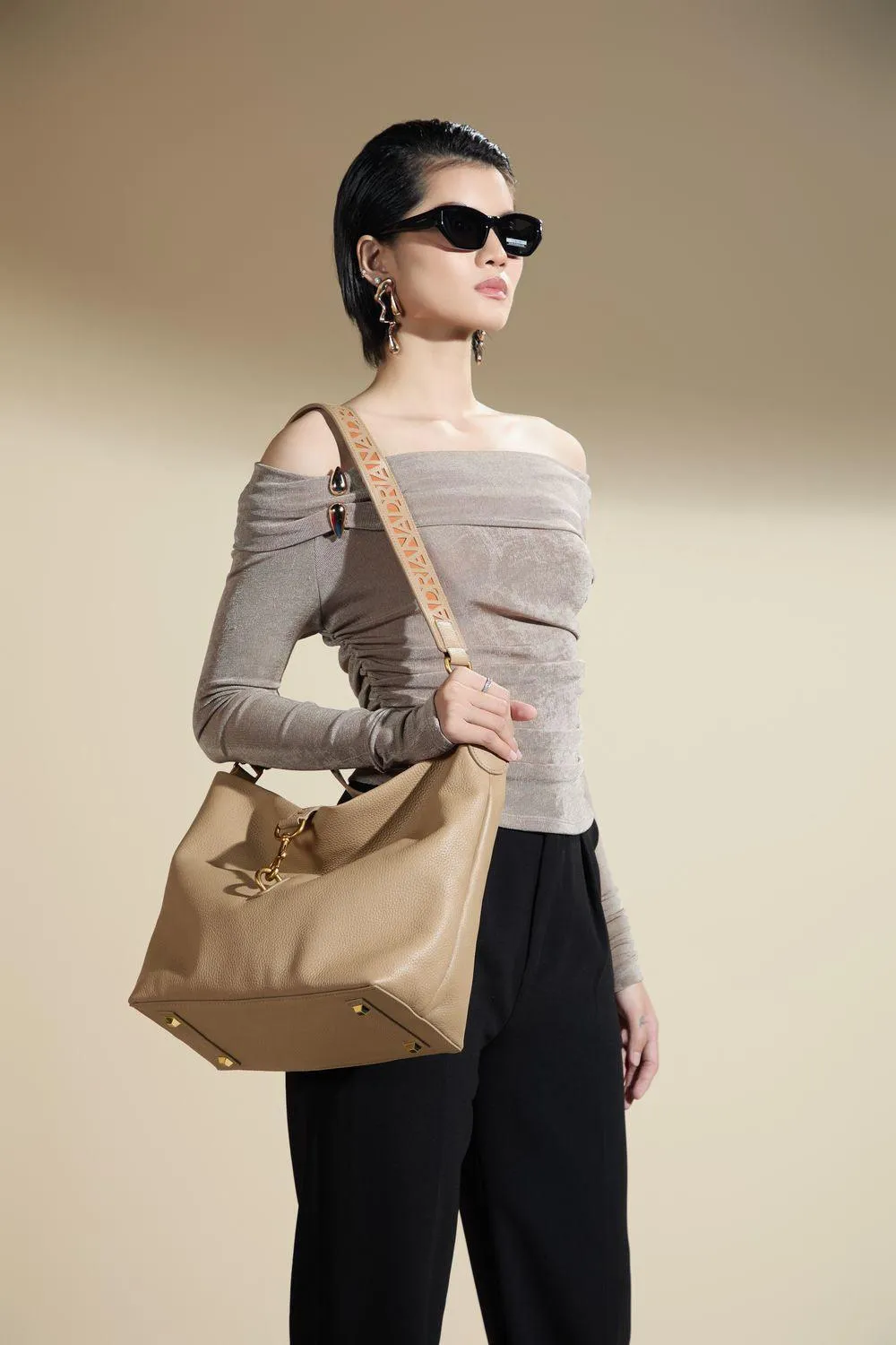 Addisyn Cowhide Leather Bag