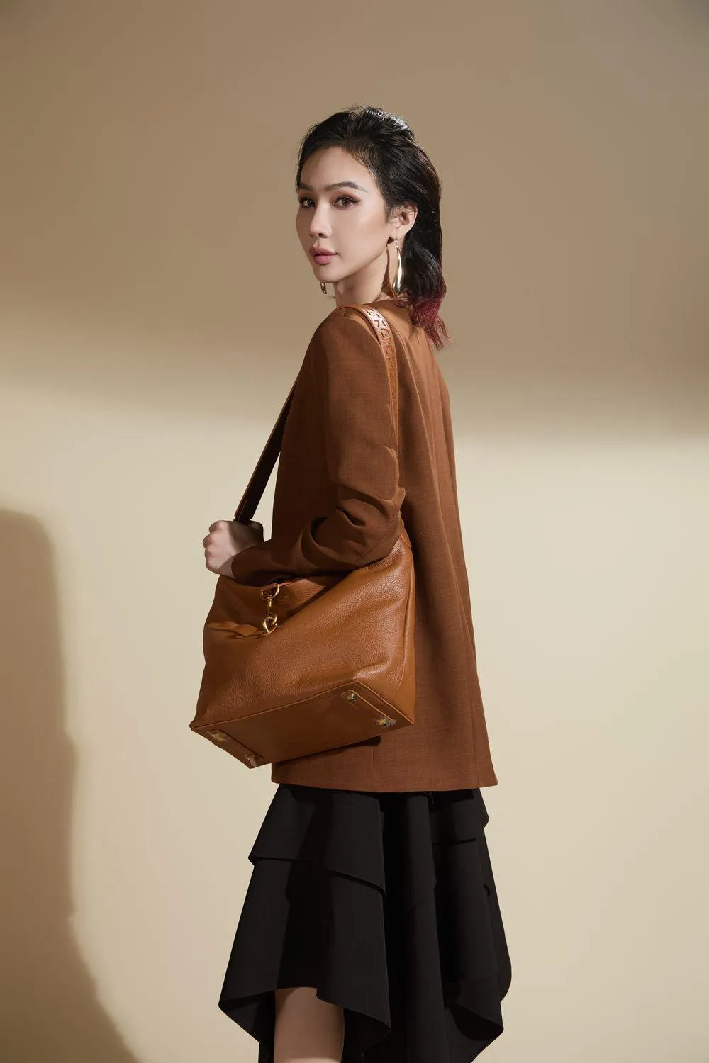 Addisyn Cowhide Leather Bag
