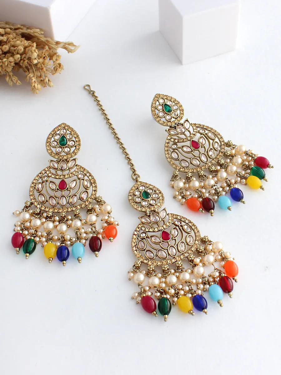 Akira Earrings & Tikka