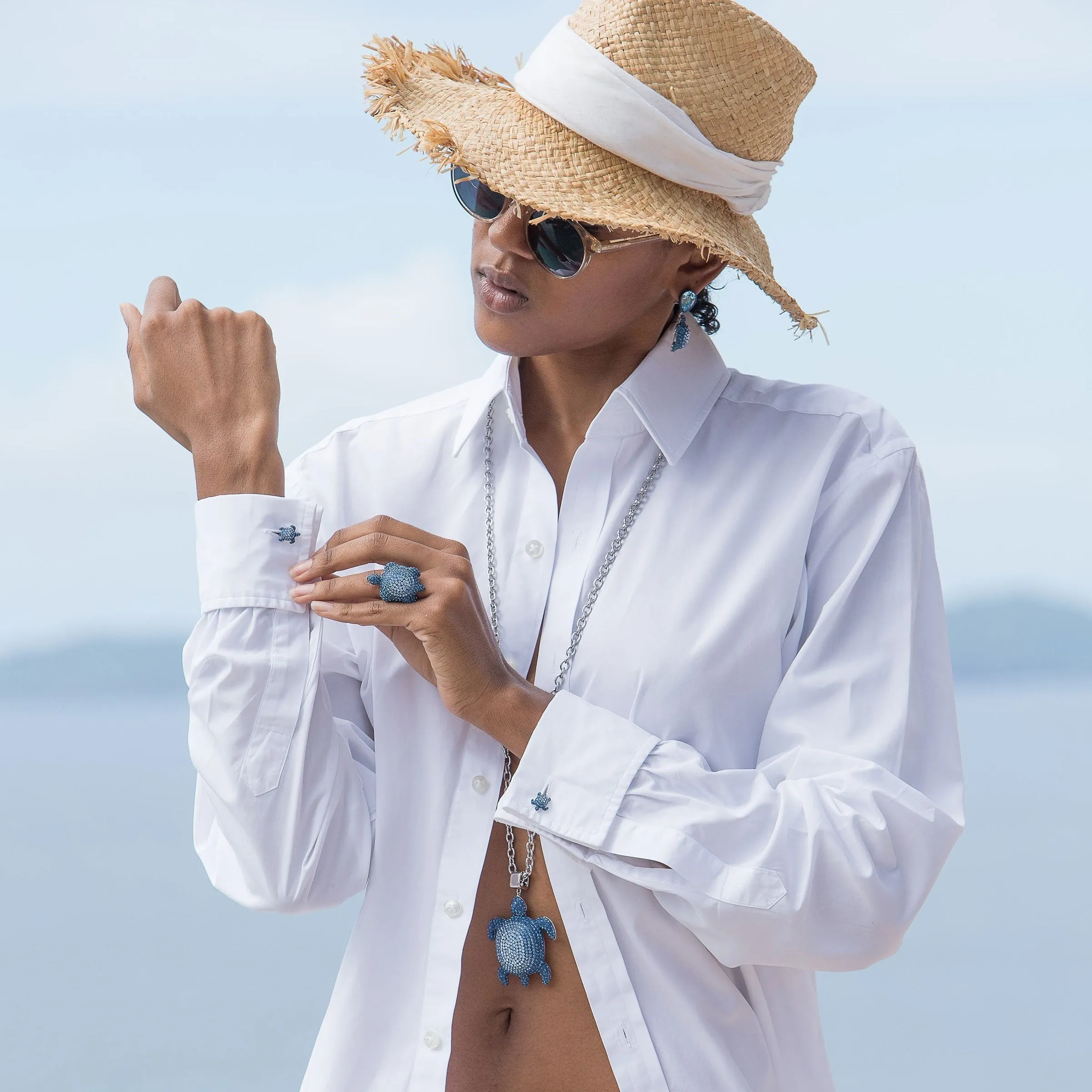 Atelier Swarovski Cocktail Ring LARGE TURTLE