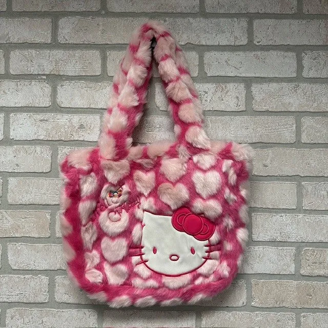 Bag - Hello Kitty Plush Hearts Bag