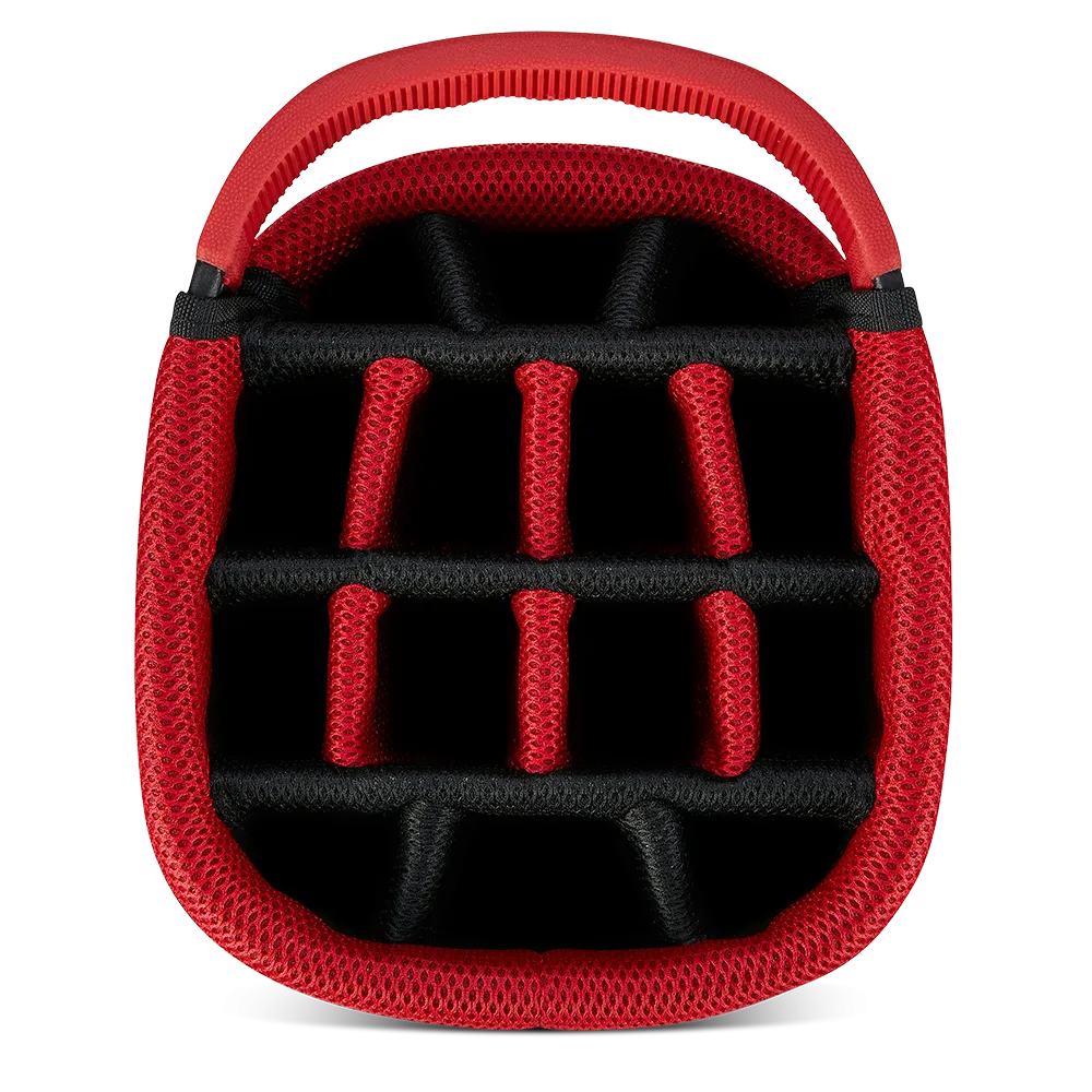 Big Max Aqua Hybrid 4 Waterproof Stand Bag - Black/Charcoal/Red