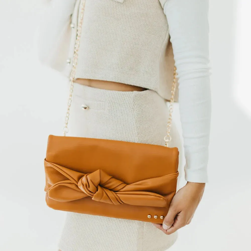 Billy Bow Clutch Crossbody Bag by Pretty Simple