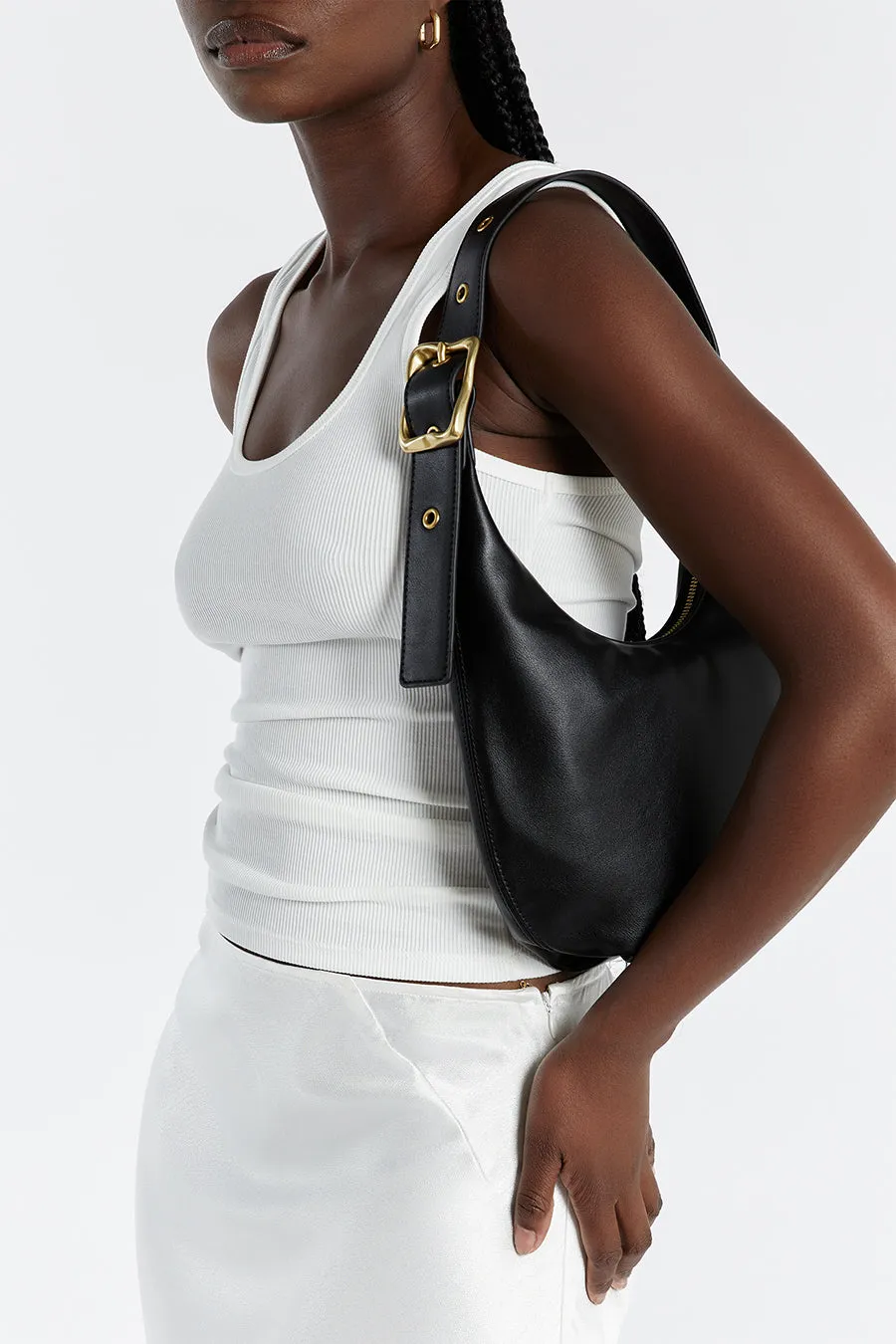 BRIE LEON EVERY CROISSANT BAG BLACK