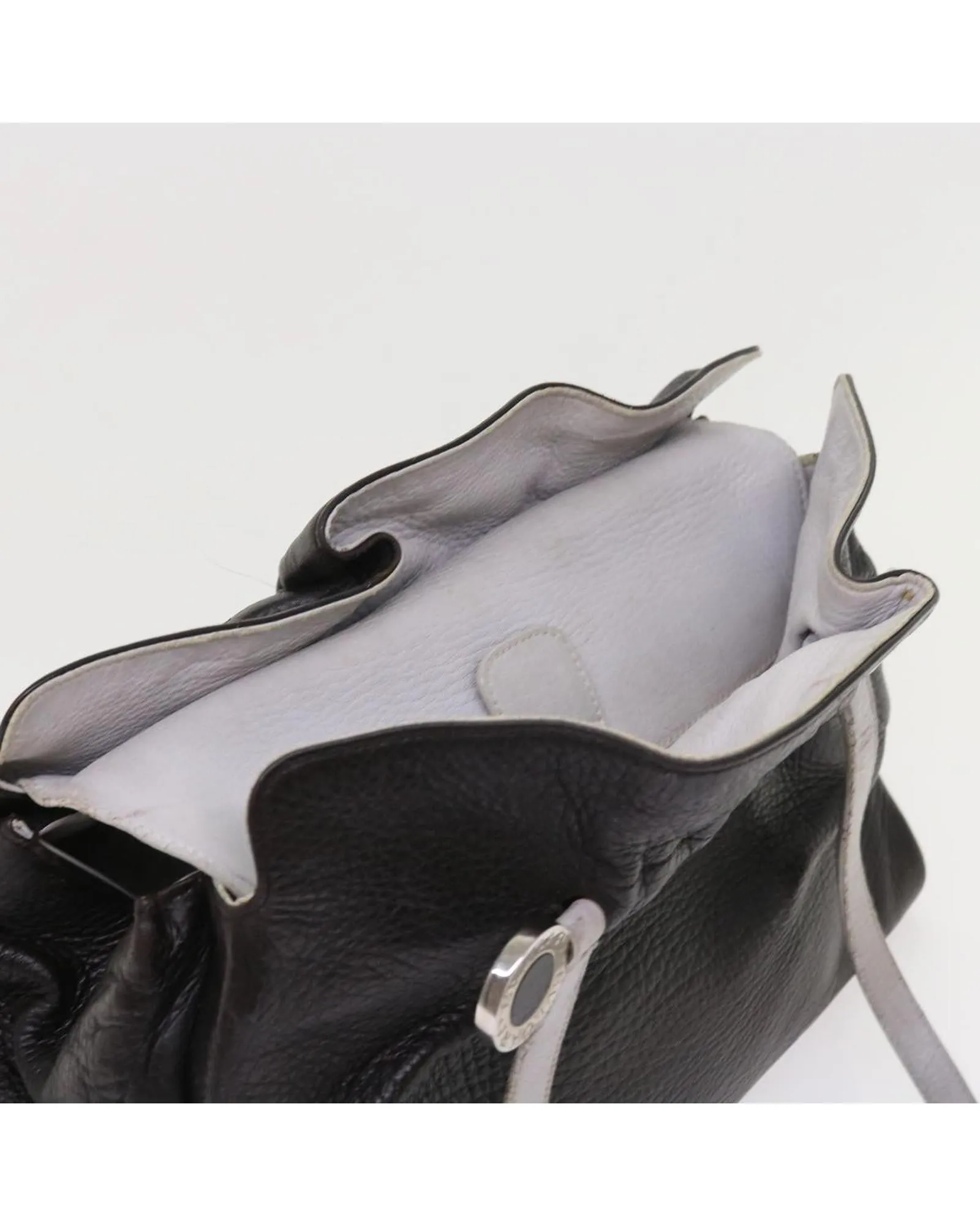 BVLGARI Brown Leather Shoulder Bag