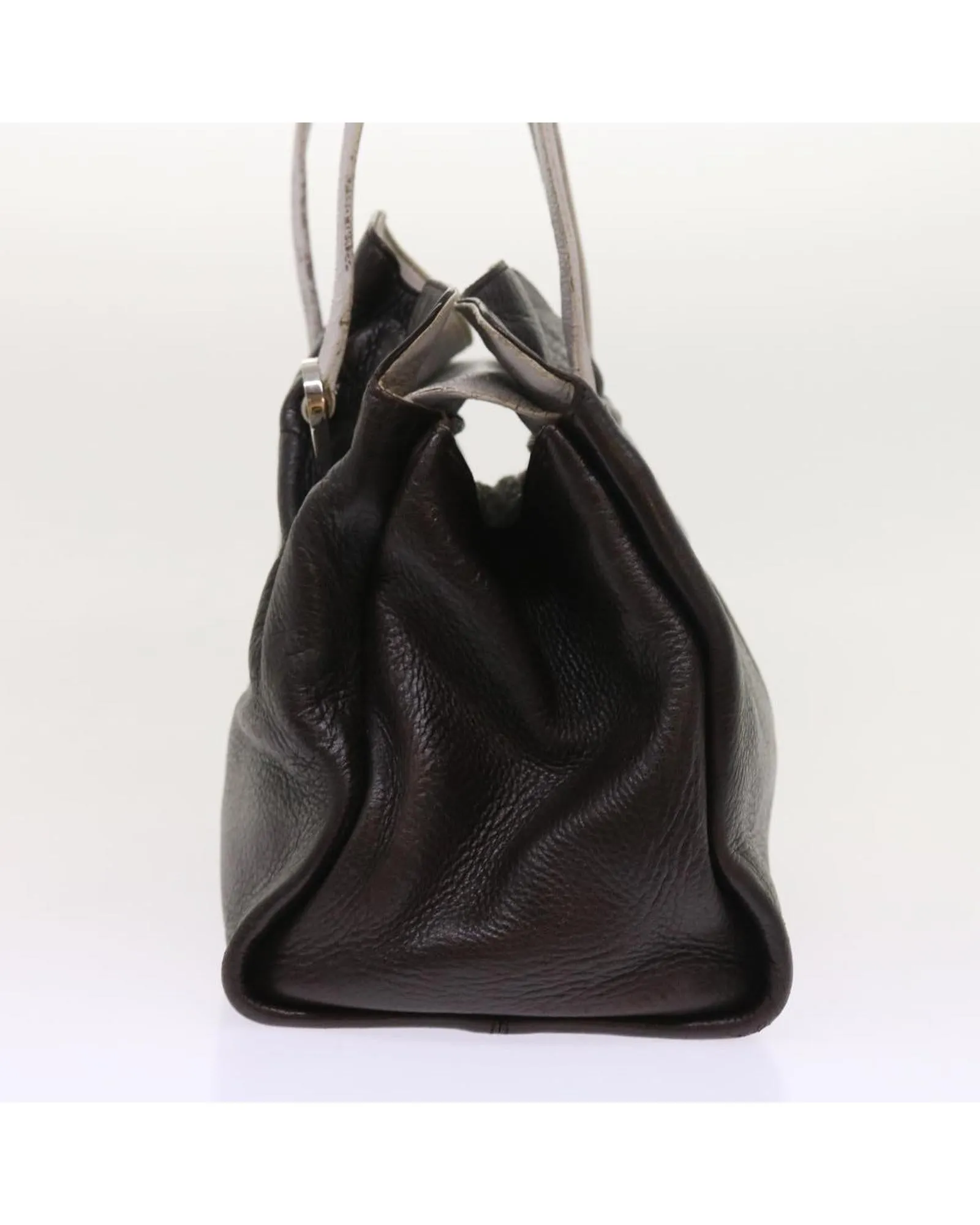 BVLGARI Brown Leather Shoulder Bag