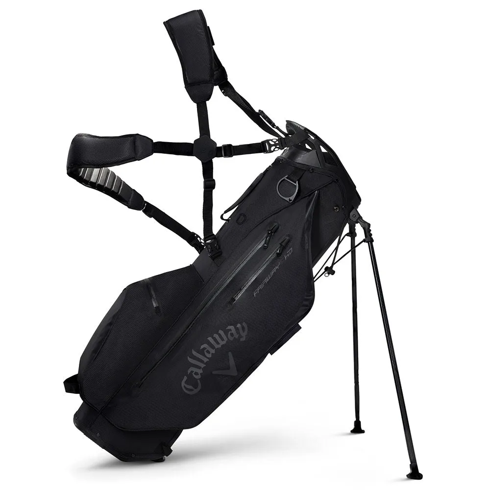 Callaway Fairway C Hyper Dry Waterproof Stand Bag - Silver/Black/Green