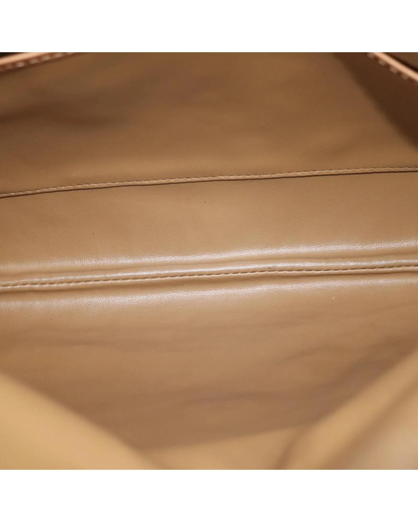CELINE Classic Clutch - Brown Canvas and Leather