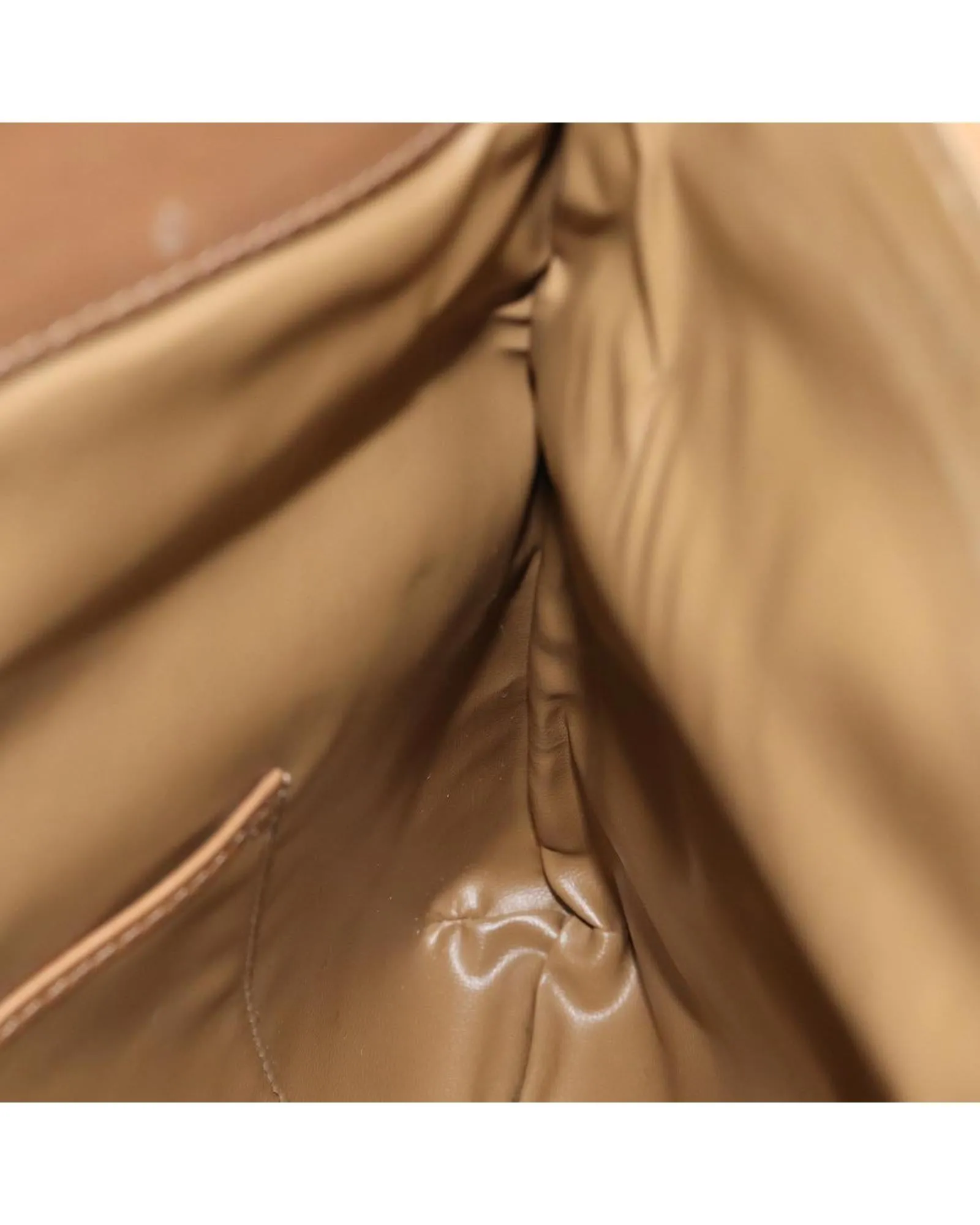 CELINE Classic Clutch - Brown Canvas and Leather