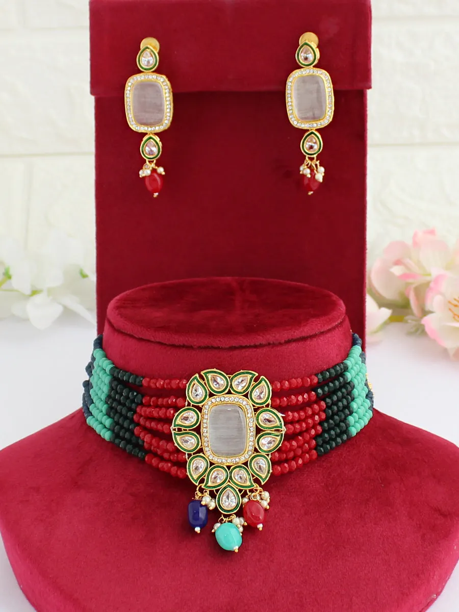 Devika Choker Necklace Set
