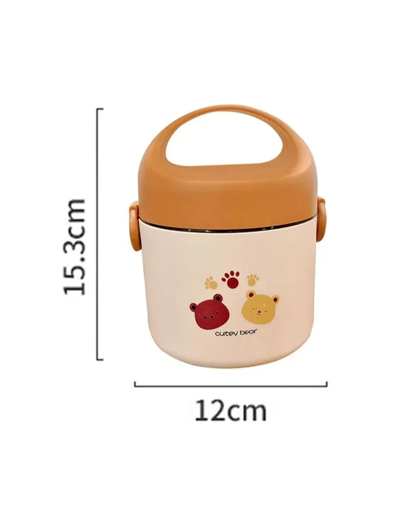 Durable Stainless Steel Vertical Kids Lunch Box with Insulated Bag