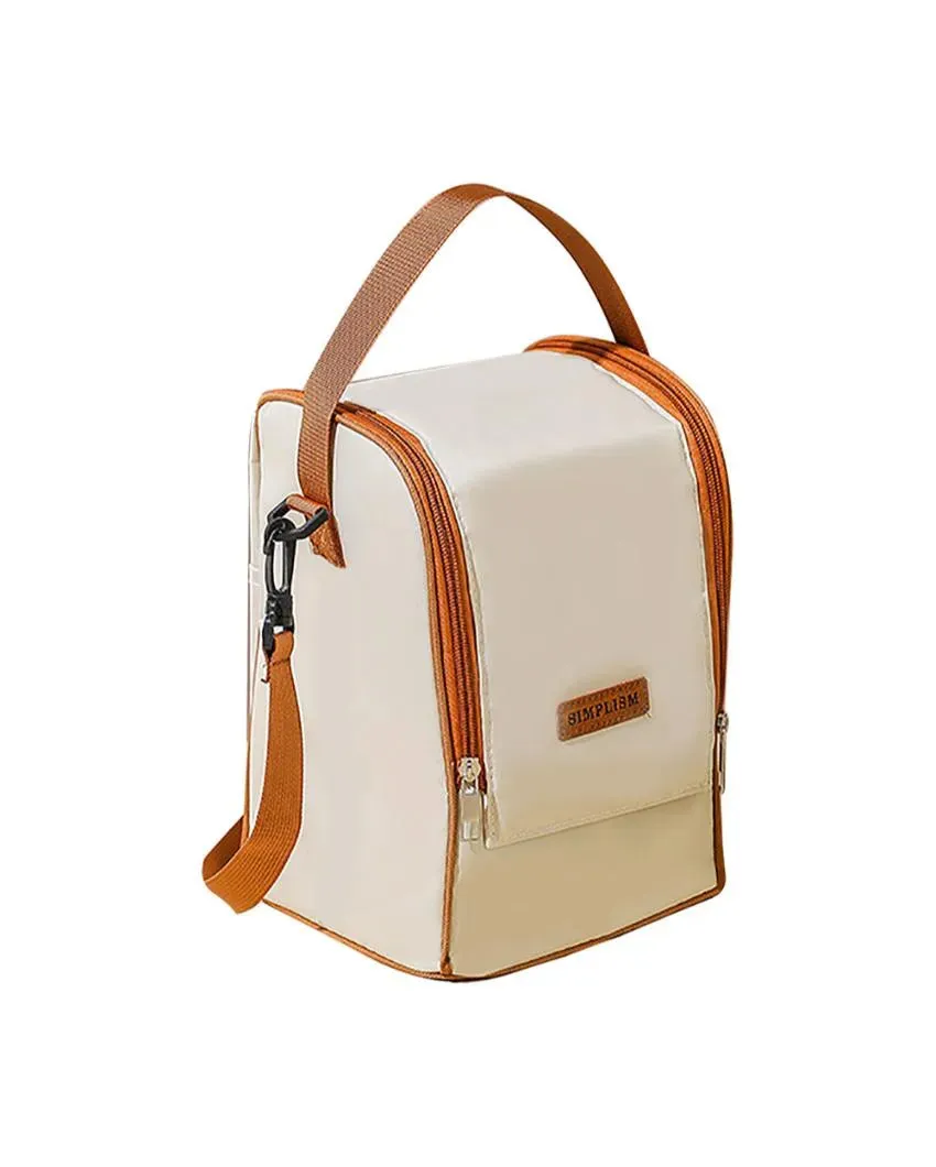 Durable Stainless Steel Vertical Kids Lunch Box with Insulated Bag