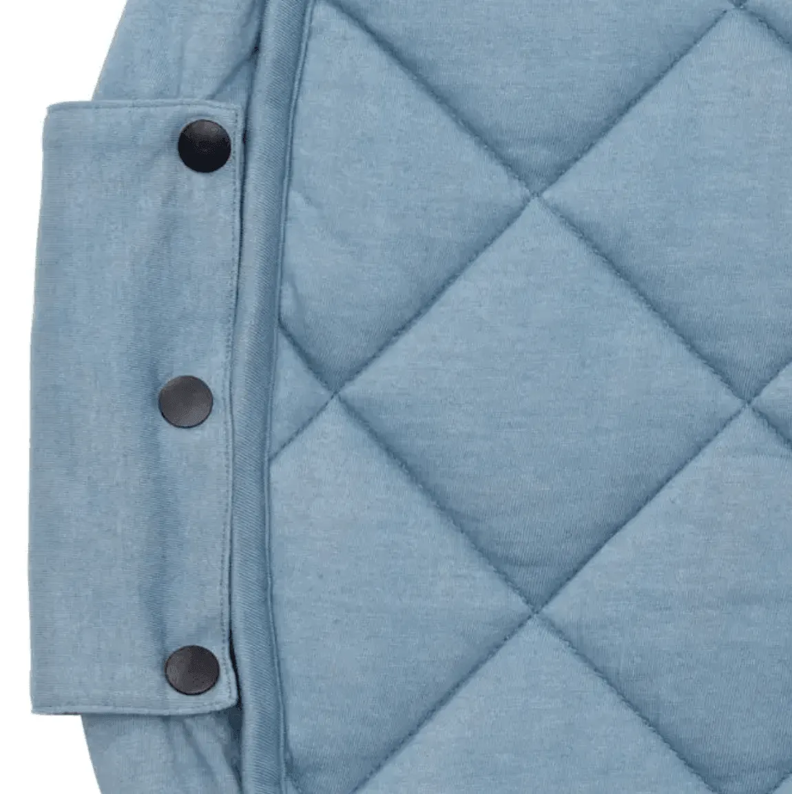 Dusty Blue · Organic 3-in-1 Play Mat