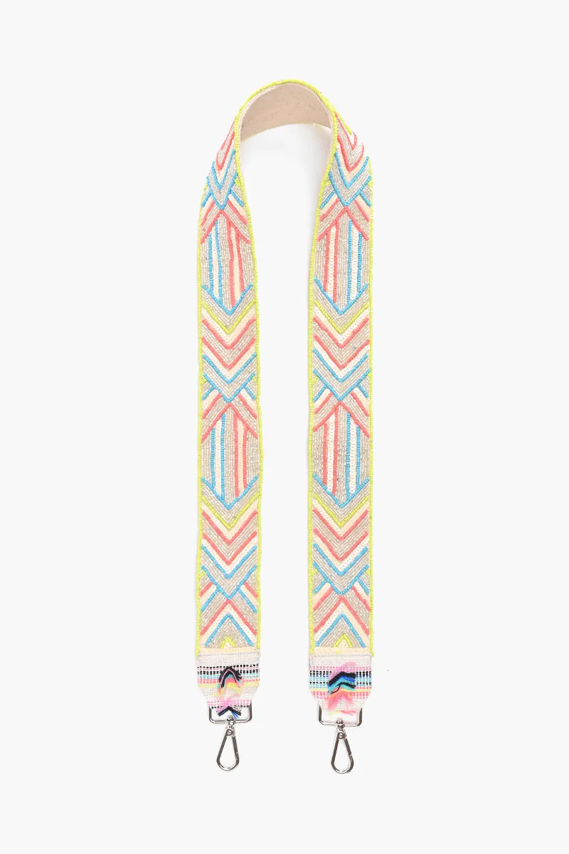 Embellished Crossbody Strap-Neon Lights