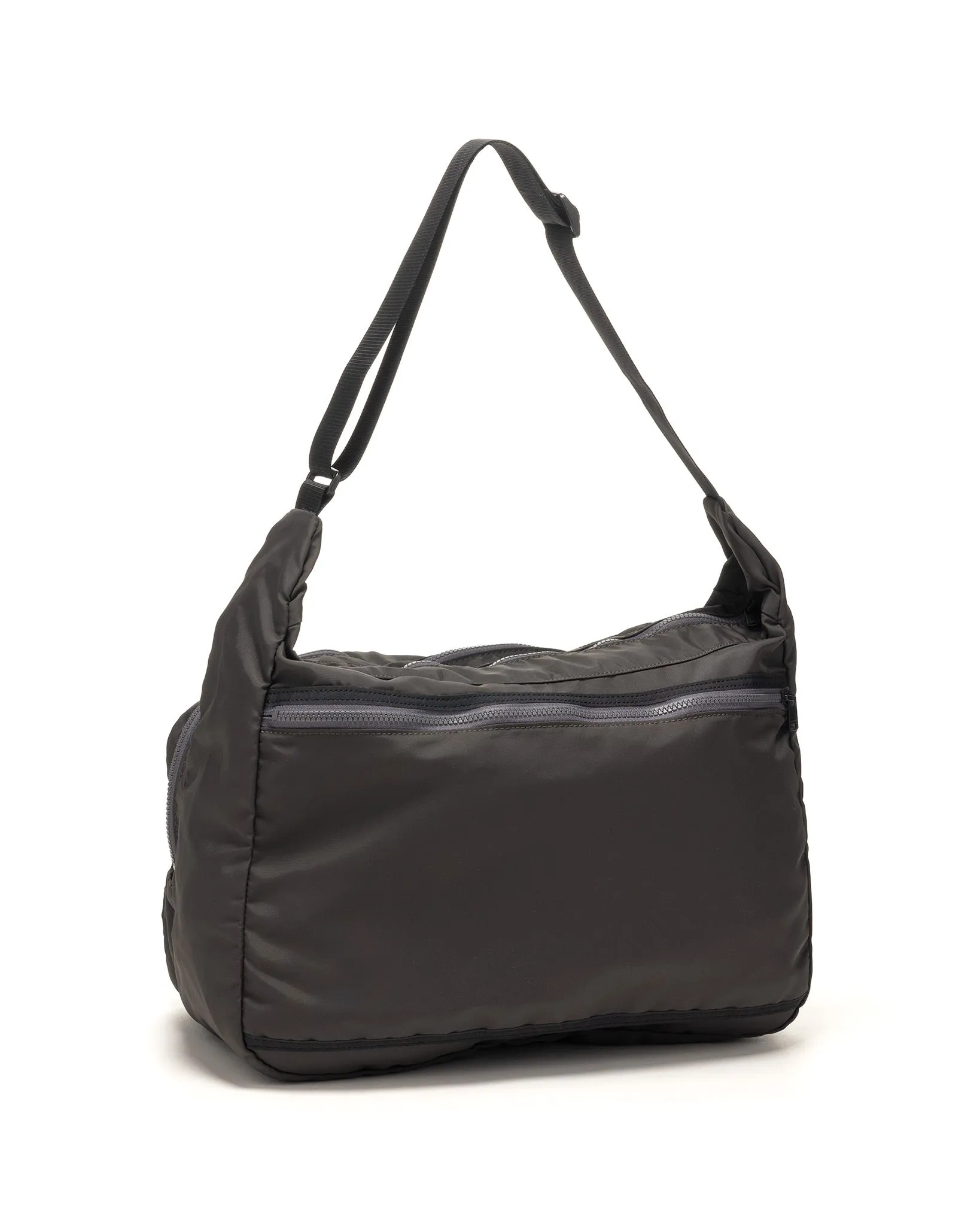 Explorer Shoulder Bag Nylon Oxford Charcoal