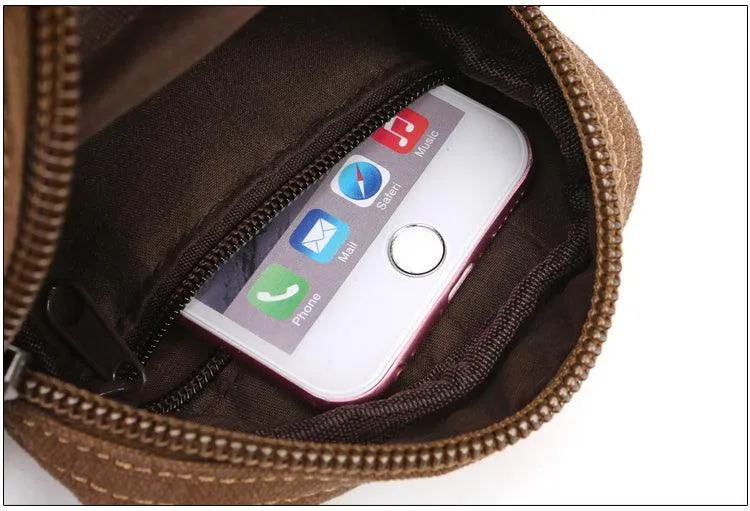 Fashionable Mobile Utility Phone Bag - Grey