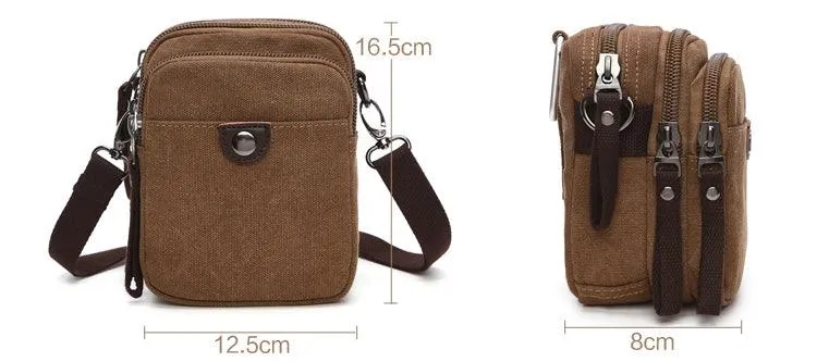Fashionable Mobile Utility Phone Bag - Grey