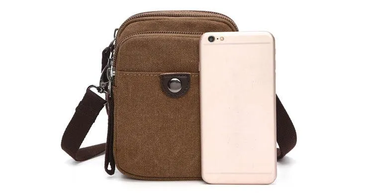 Fashionable Mobile Utility Phone Bag - Grey
