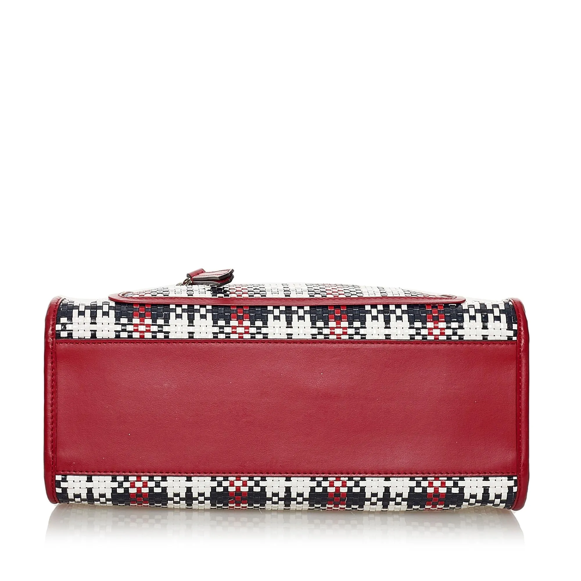 Fendi Runaway Tartan Plaid Satchel (SHG-33225)