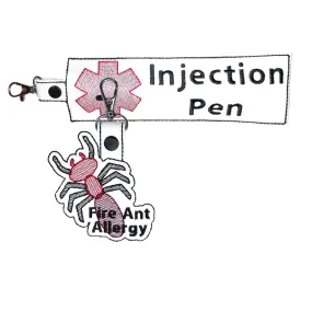 Fire Ant Allergy & Injection Pen Holder Bundle