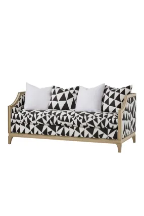 Geometric Pattern Upholstered Sofa | Andrew Martin Henry