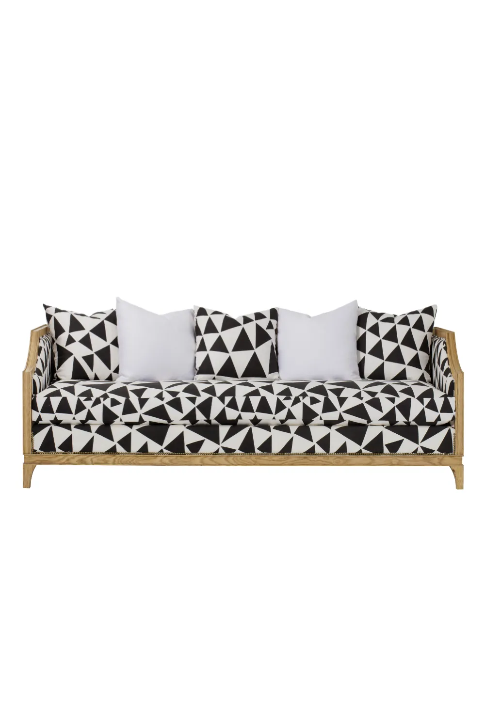 Geometric Upholstered Contemporary Sofa | Andrew Martin Henry