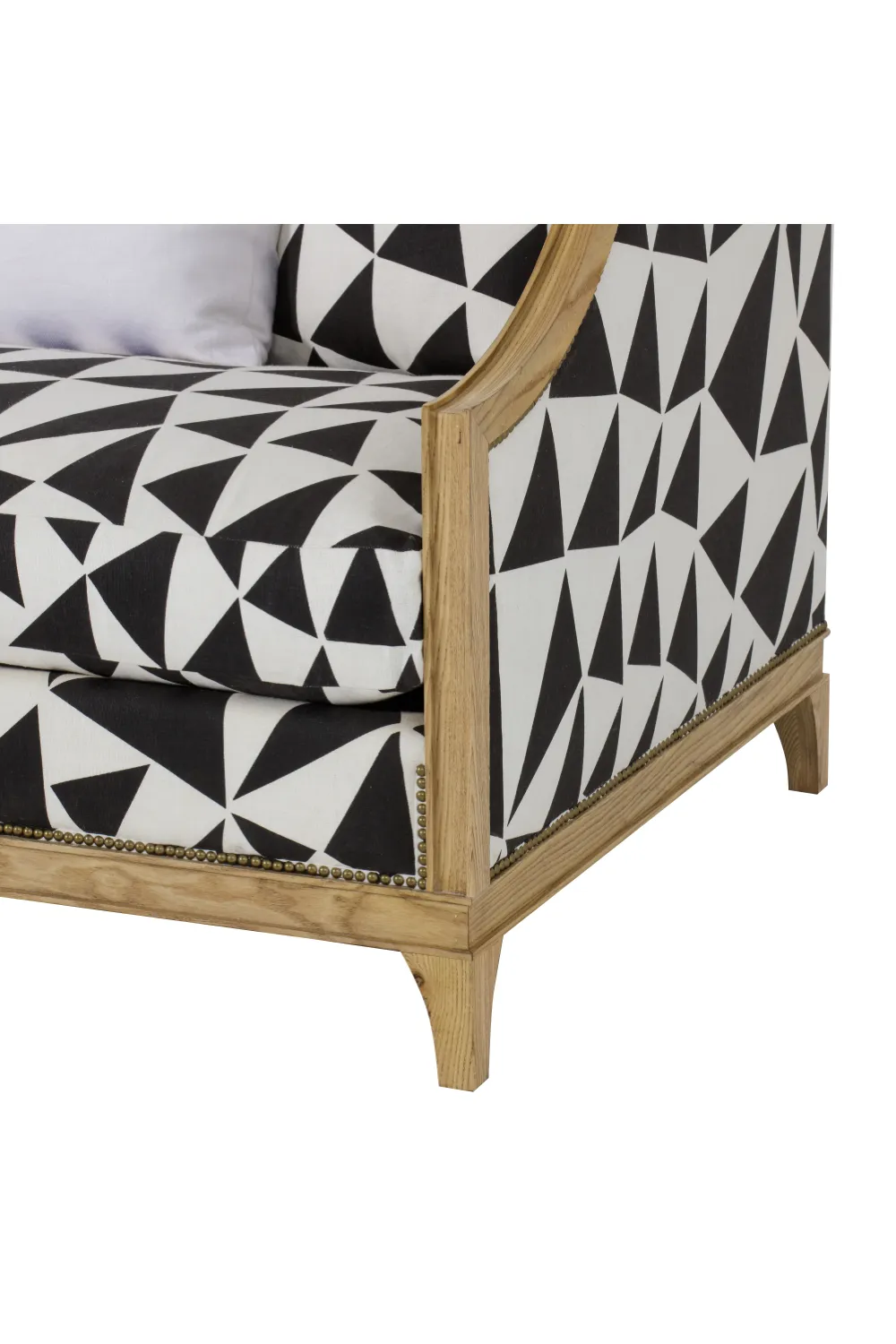 Geometric Upholstered Contemporary Sofa | Andrew Martin Henry