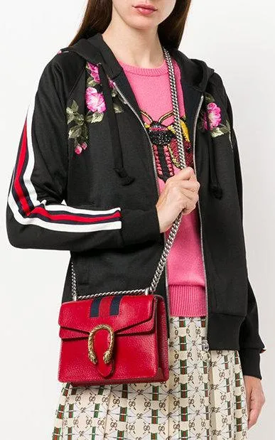 GG Web Dionysus Shoulder Bag - Red or Black