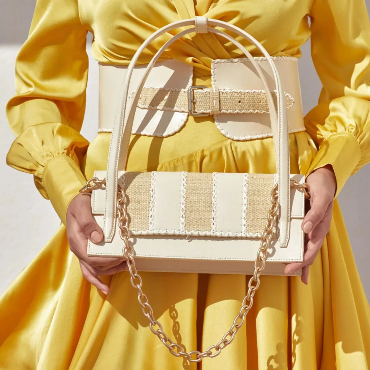 HAYAT - Raffia Clutch