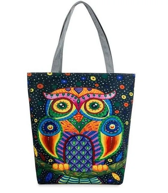 Hootee Vintage Canvas Tote