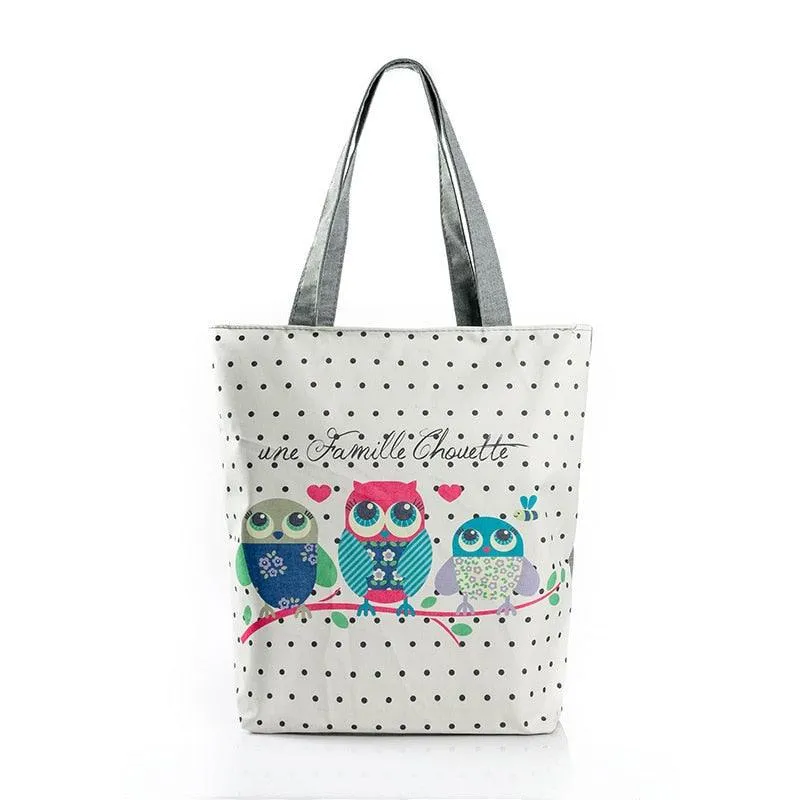 Hootee Vintage Canvas Tote