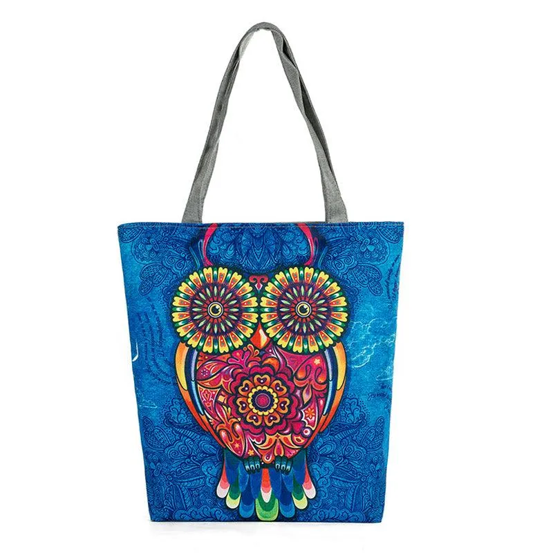 Hootee Vintage Canvas Tote