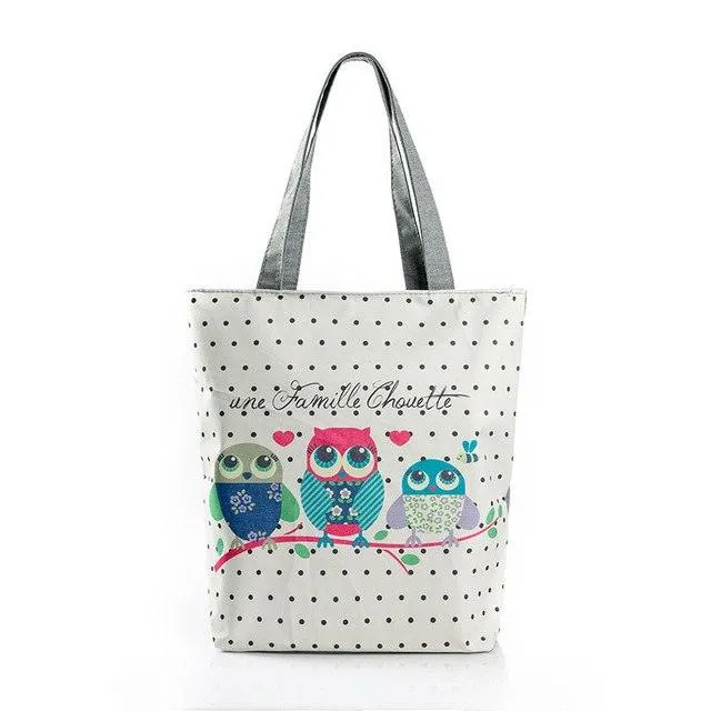 Hootee Vintage Canvas Tote