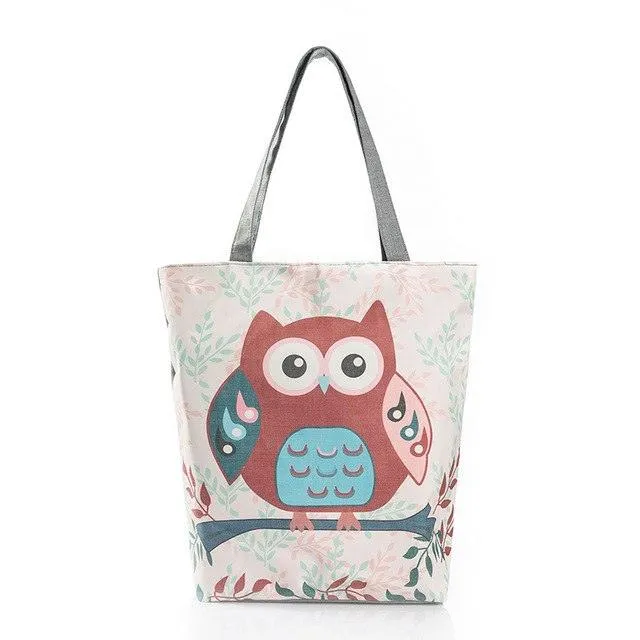 Hootee Vintage Canvas Tote