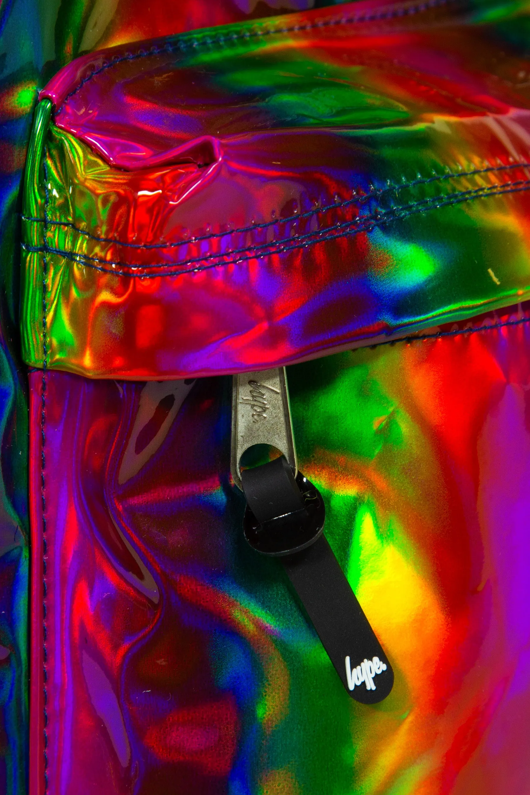 Hype Girls Iconic Rainbow Holographic Backpack