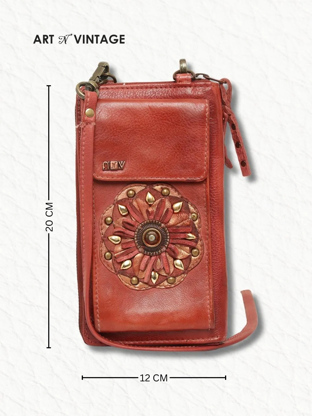 Insignia: Leather Mandala Phone Case Wallet