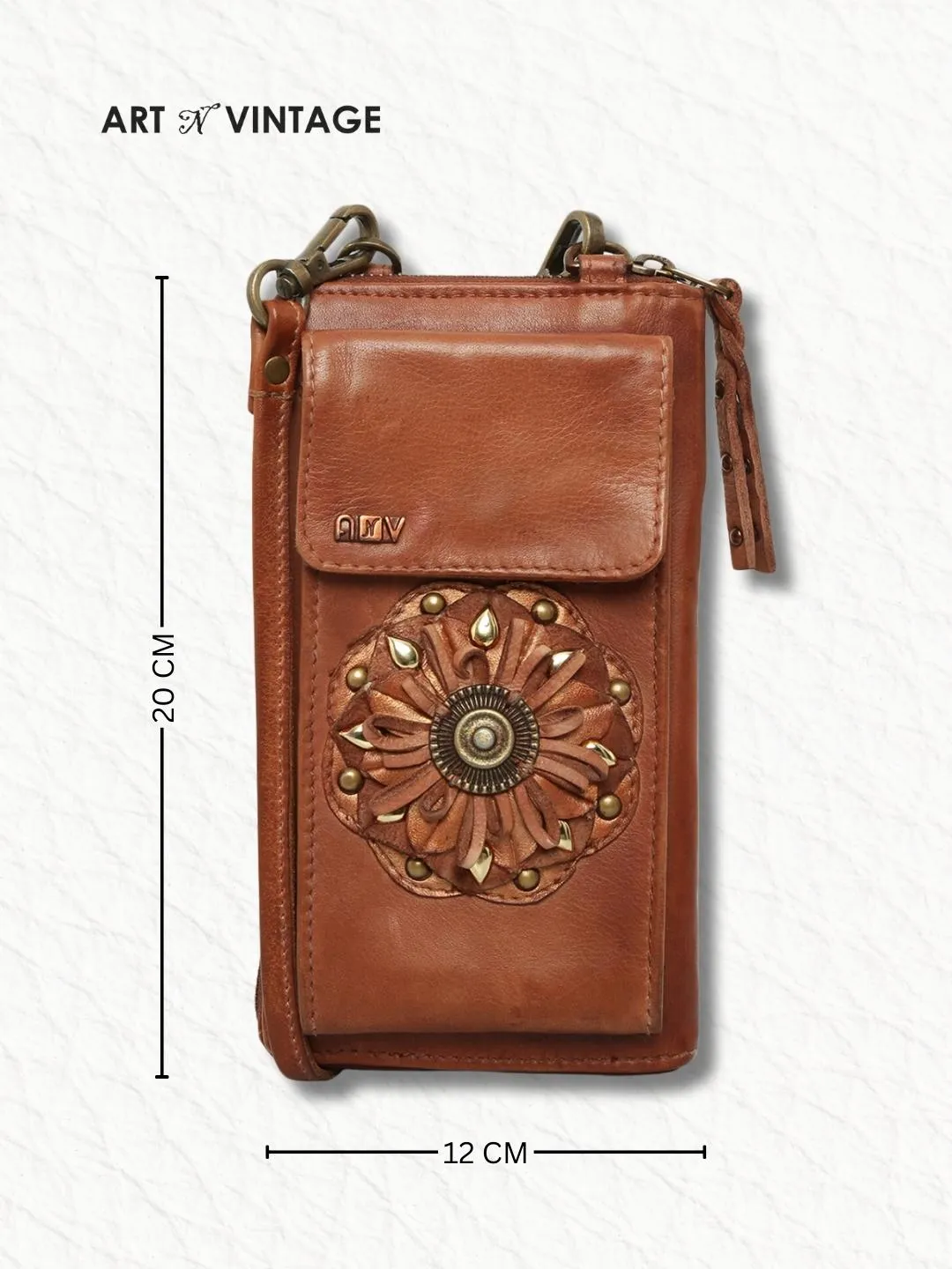 Insignia: Leather Mandala Phone Case Wallet