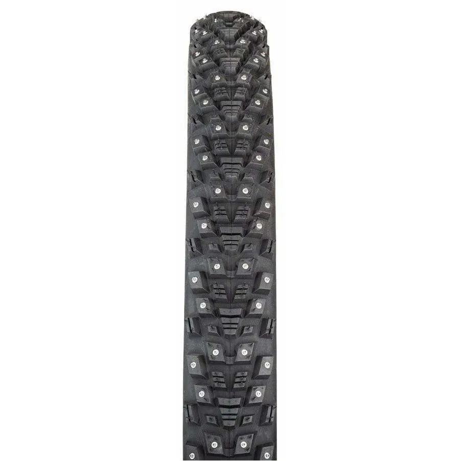 Kahva Bike Tire - 27.5 x 2.1, Tubeless, Tan, 60tpi, 240 Concave Carbide Studs