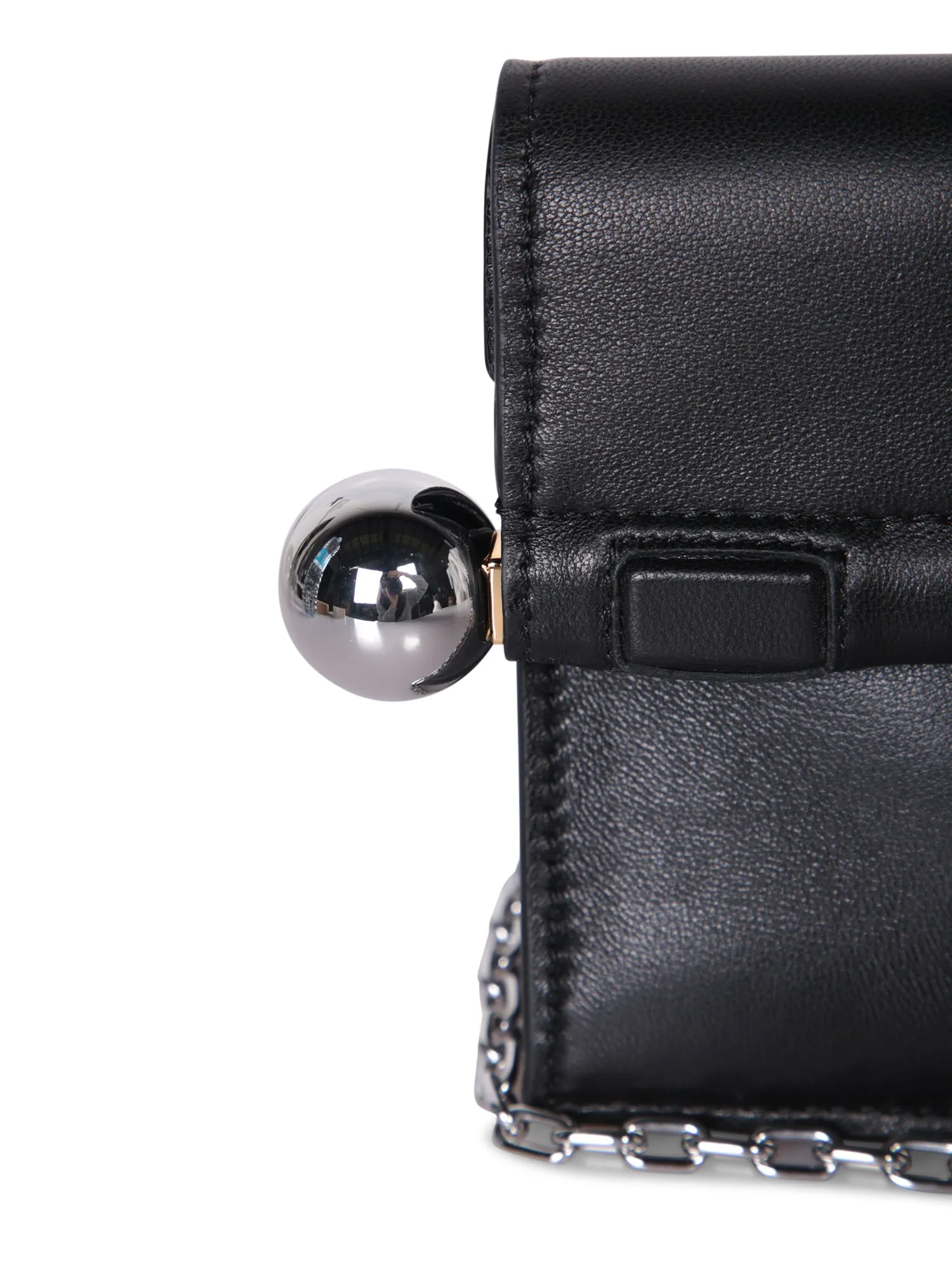 Le Petite Pochette Rond Carre black bag