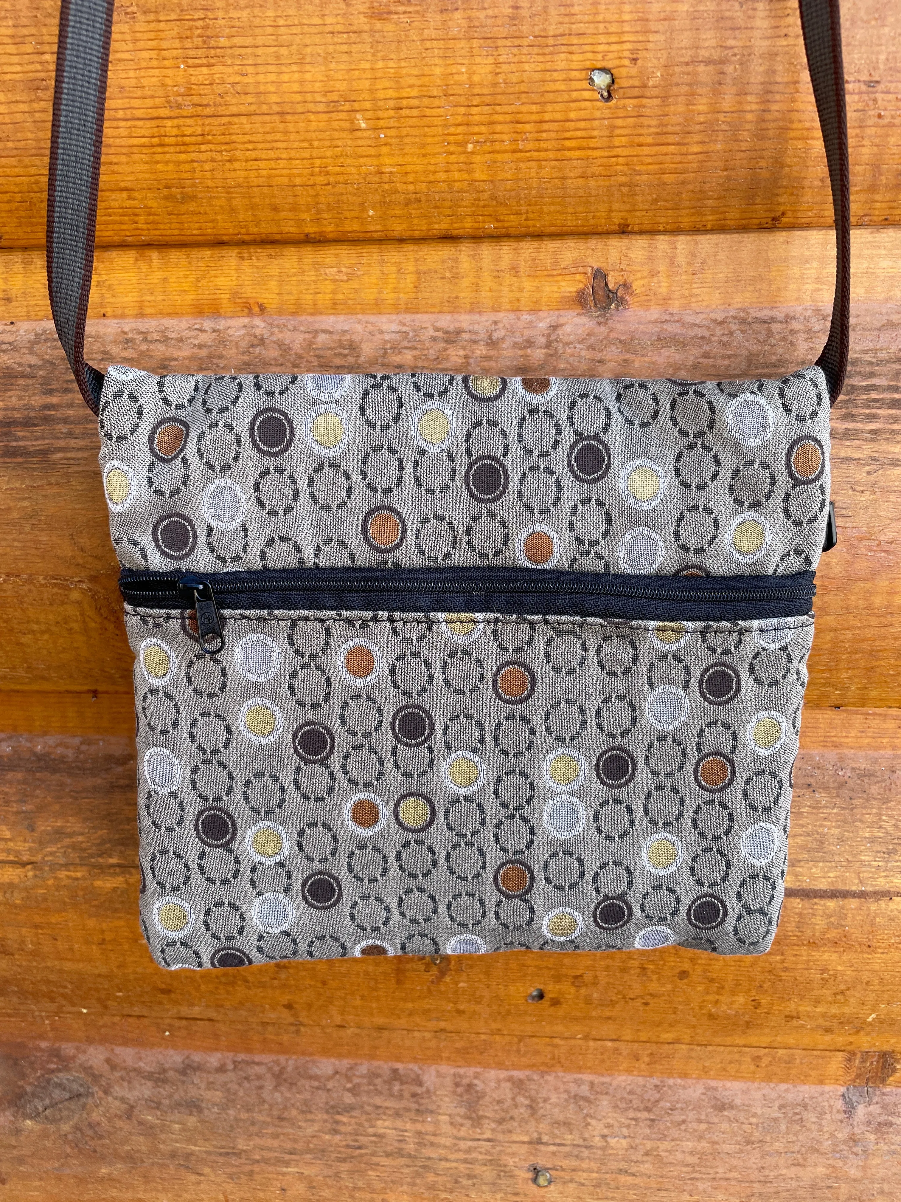 Lily Black Adjustable Strap-Dots Print Fabric