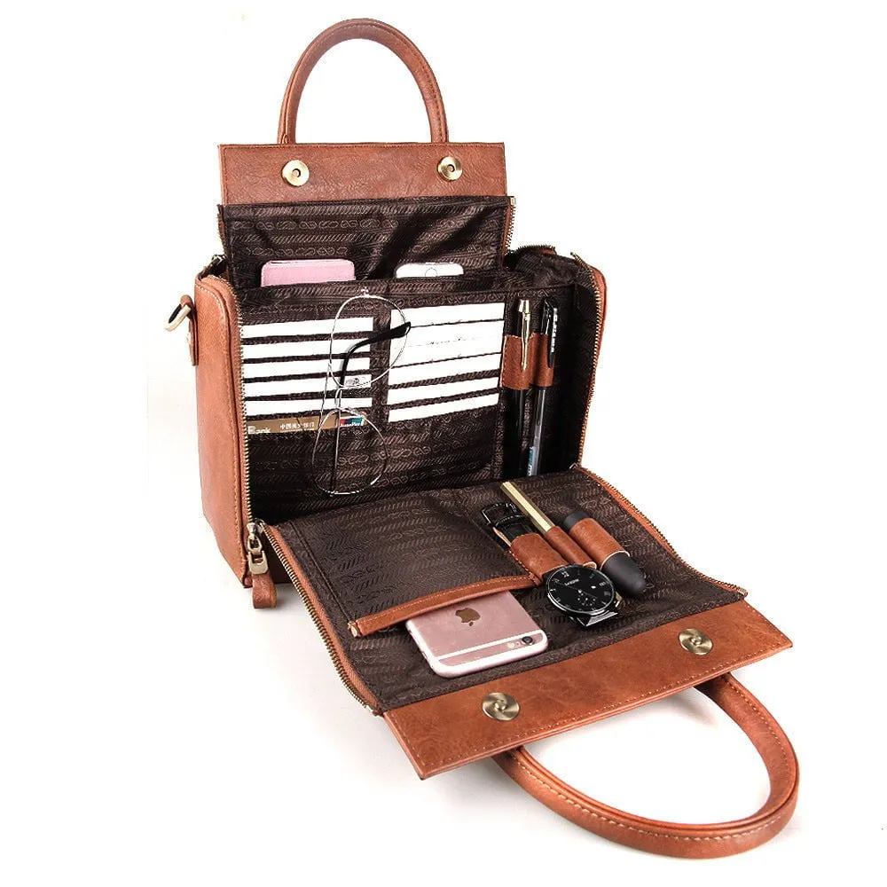 LovelyRLovely Leather Multi-Pocket Bag