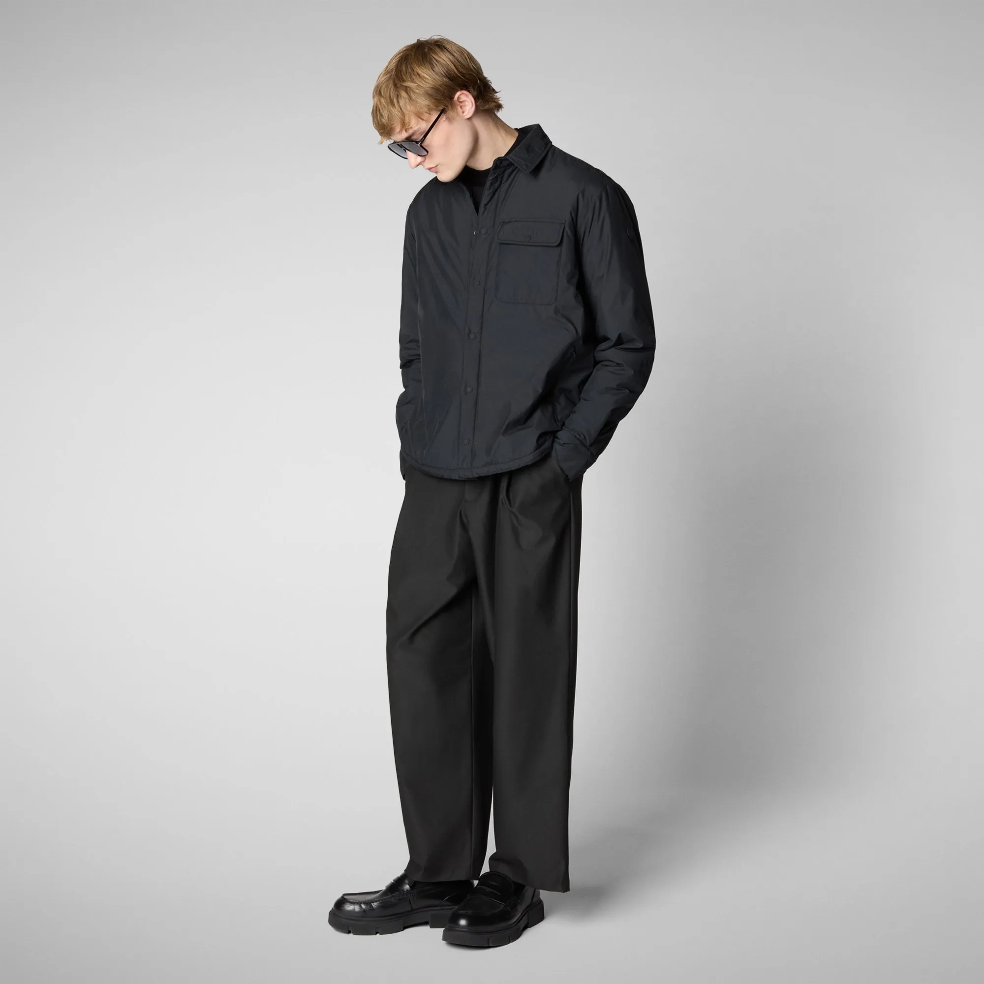 Men's  Jacket Stellan in  Blue Black