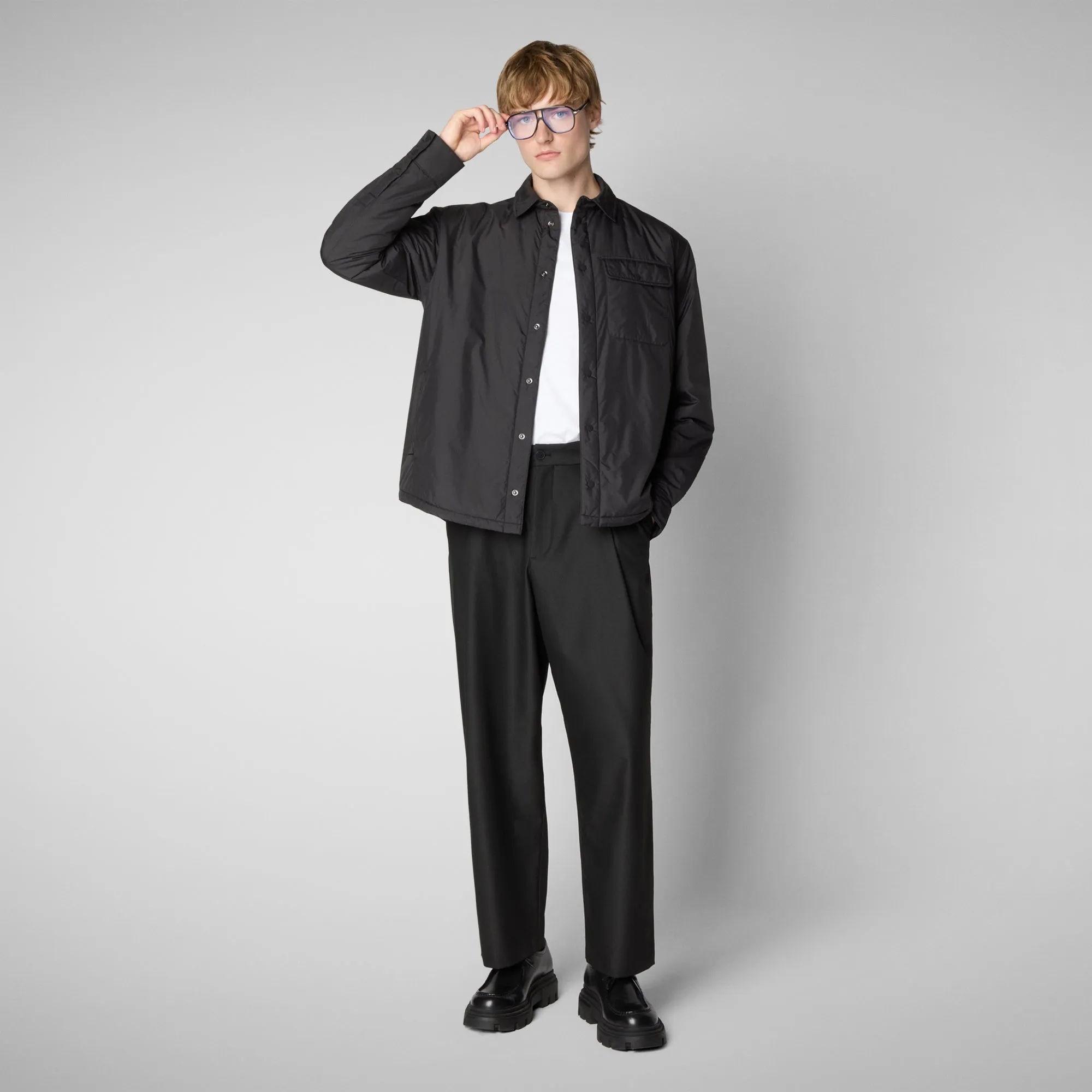 Men's Jacket Stellan in Brown Black